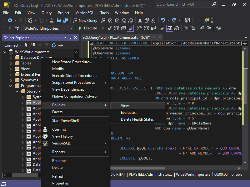 SQL Shades | Dark mode for SSMS